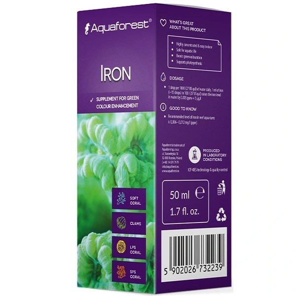Aquaforest Jern 50 ml (Iron) udløb Feb md